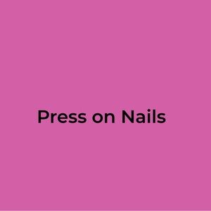 (New in package)Pink Press On Nails